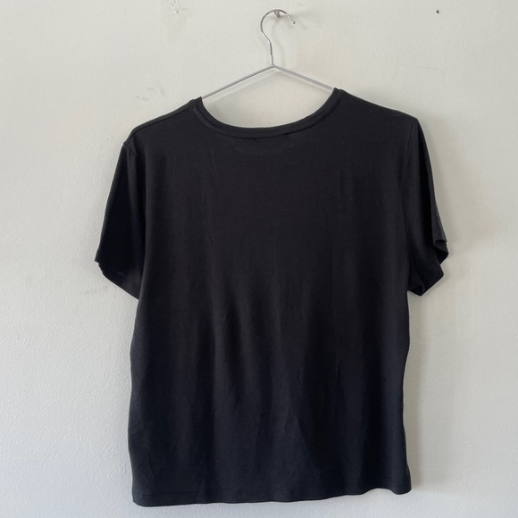 ARITZIA Babaton Everyday T-shirt Black Women's Large - Picture 3 of 10